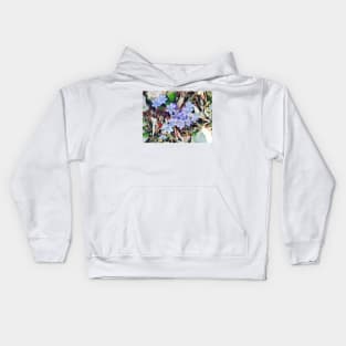 Light purple flowers Kids Hoodie